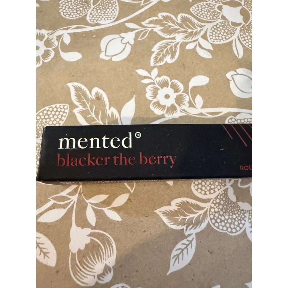 Mented Cosmetics Liquid Lipstick Blacker The Berry Deep Berry Matte 0.2oz NIB